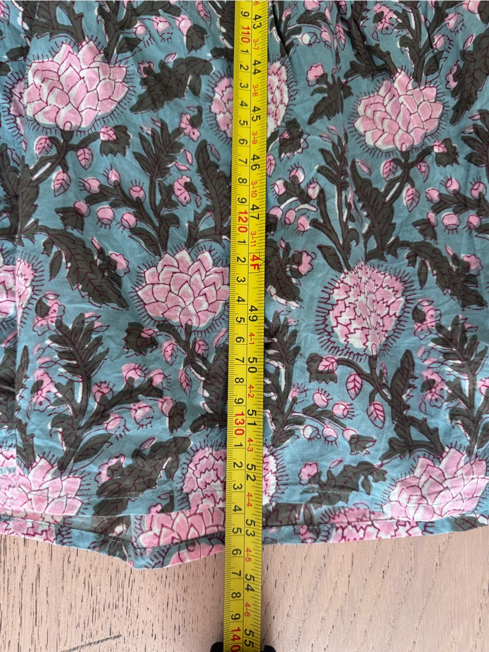 SLV Floral Tiered Maxi Dress in Pink and Green Sz: S-M 100% Cotton - Picture 10 of 12